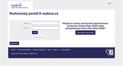 Desktop Screenshot of e-sodexo.cz