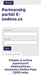 Mobile Screenshot of e-sodexo.cz