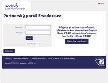 Tablet Screenshot of e-sodexo.cz